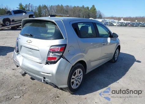 2020 Chevrolet Sonic Fwd 1Fl 5-Door z USA, uszkodzony, nr VIN 1G1JG6SB7L4123754